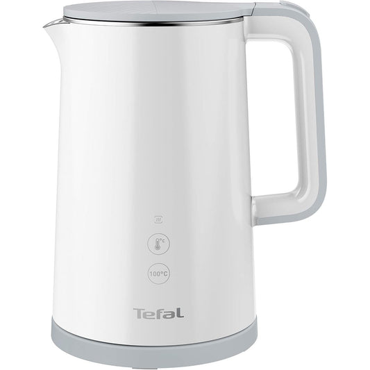162197 - TEFAL KO693110 - Çajnik Sense, Kapaciteti 1.5L, 5 Nivele Temperature, Ekran Dixhital, Baza 360°, Tregues i Nivelit të Ujit, Filtër i Lëvizshëm Kundër Gëlqeres, Funksion Ngrohjeje 30-Minutësh, Fuqia 1800W, Ngjyra e Bardhë
