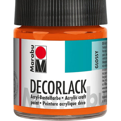 258293 - MARABU Decorlack Acrylic Yellow 019 50 ml Llak Akrilik me Bazë Uji