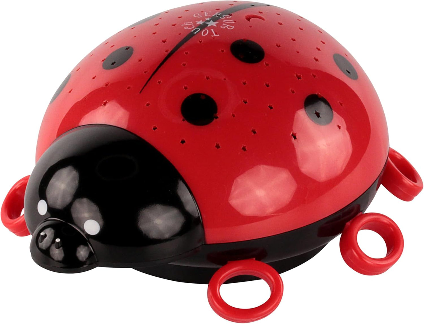 256911 - ANSMANN Dritë nate Starry Light Ladybug LED Projektor për foshnje/fëmijë/të rritur, Materiale të testuara, e kuqe