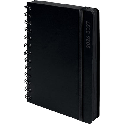 310410 - EXACOMPTA - Planifikues Ditor Black&Co 12x17cm - Gusht 2026 deri në Korrik 2027 E zezë