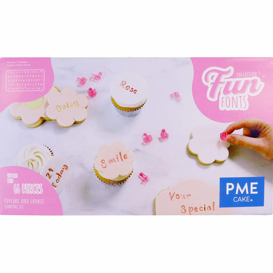 137191 - PME - Set Stampimi për Cupcake dhe Biskota, 66 copë, Koleksioni 3, Materiali: Plastik