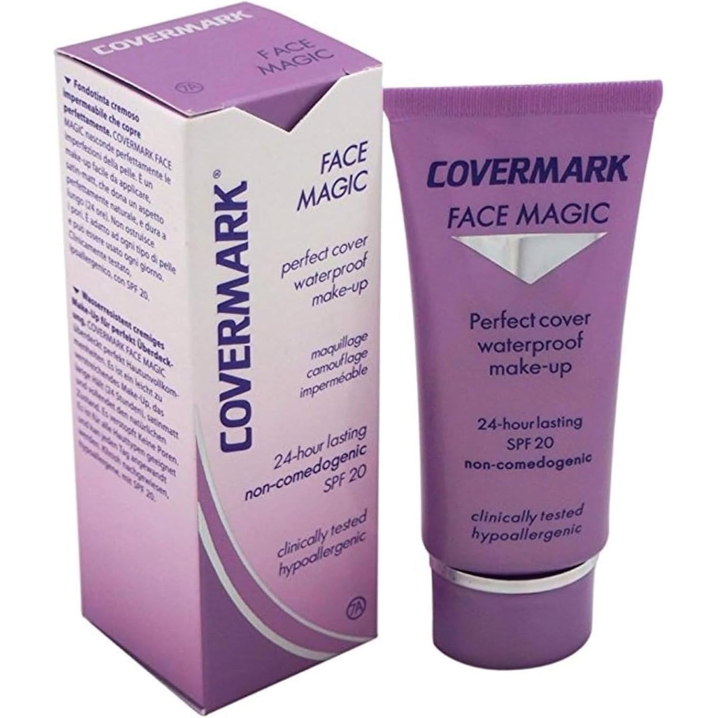 321217 - COVERMARK - Fondatinë e papërshkueshme nga uji Face Magic, hipoalergjike, SPF 20, për të gjitha llojet e lëkurës, ngjyra 6, madhësia 30 ml