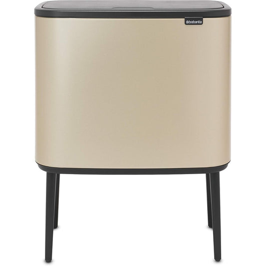 213030 - BRABANTIA Kosh Mbeturinash, 11 + 23 litra - Ar Metalik
