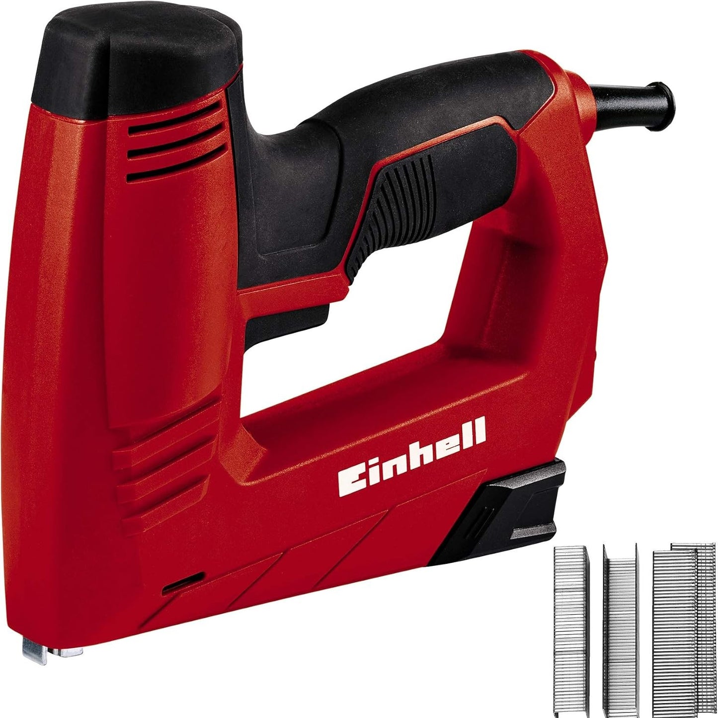292958 - EINHELL TC-EN 20 E: Kapëse elektrike, Dimensionet: gjatësia 6-14 mm, gjerësia 11.4 mm, Furnizuar me 1000 kapëse dhe 500 gozhda