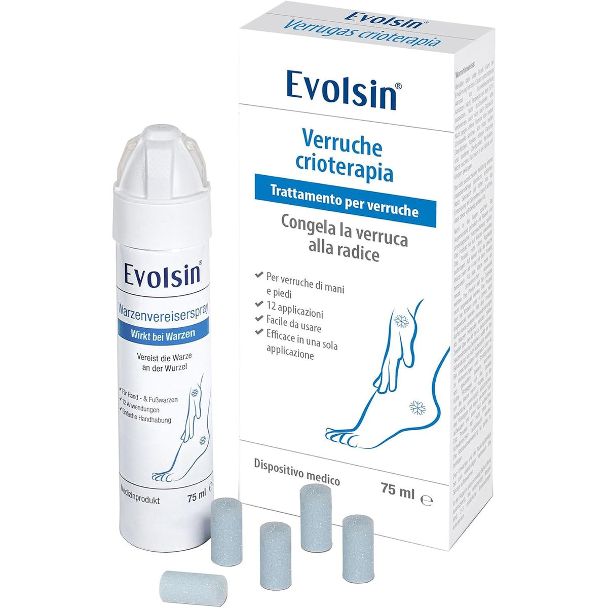312219 - EVOLSIN Sprej ngrirës për lythat e zakonshme dhe plantare