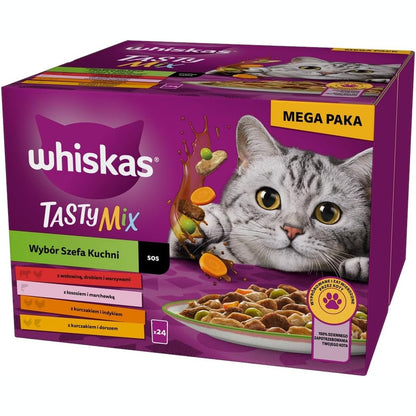 213991 - WHISKAS Ushqim i lagësht në salcë për macet e rritura 40x85g