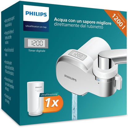 221302 - PHILIPS - Filtër uji AWP3756P1/10, Ultrafiltrim me ekran dixhital, Kapacitet filtri 1200 L