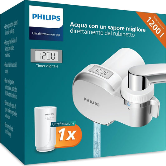 208237 - PHILIPS Filtër Uji AWP3756P1/10 ULTRAFILTRIM me Ekran Dixhital, Kapacitet Filtri 1200 L