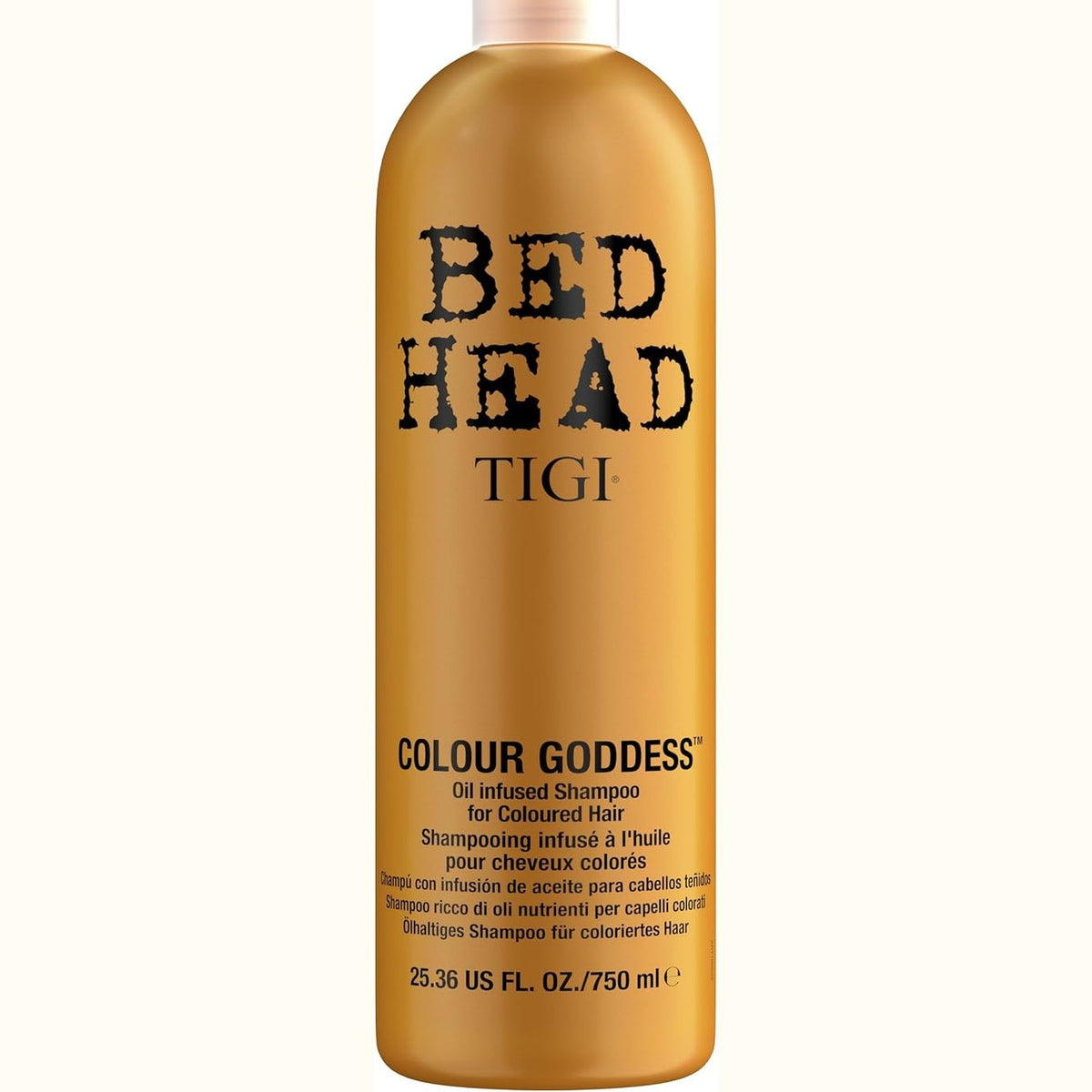 297310 - TIGI Shampo Bed Head Colour Goddess 750 ml, pa sulfate, për flokë të lyer, me keratinë dhe vaj kokosi