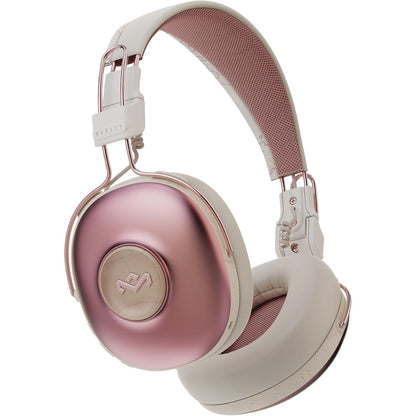 299031 - MARLEY Kufje Pa Tel me Frekuencë Vibrimi Pozitive - Bluetooth, Mikrofon, 34 orë, Izolim Pasiv i Zhurmës, Materiale të Qëndrueshme, Bakër