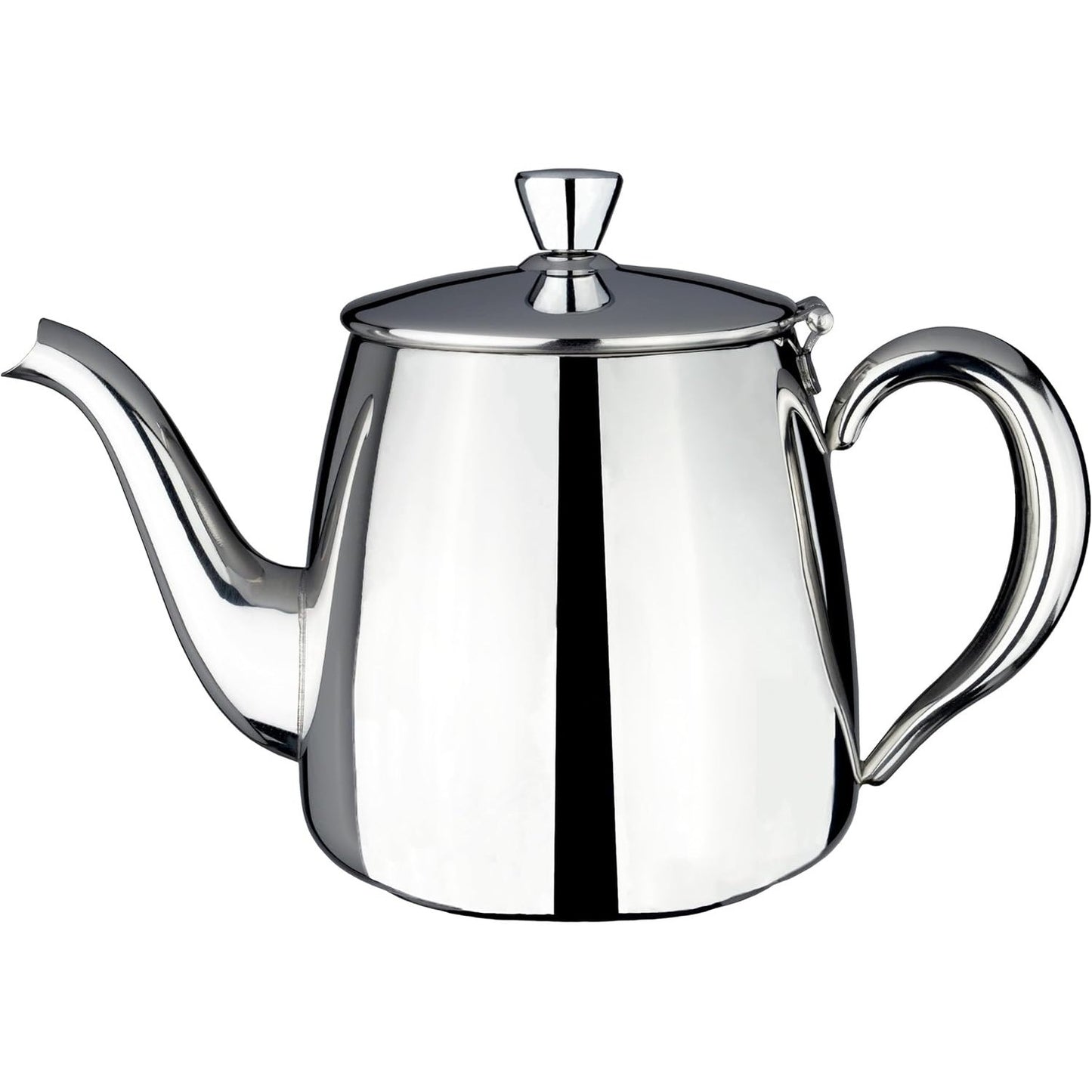 218015 - CAFE OLE Çajnik Premium PT-035, Çelik Inoks 18/10, 35 Ons, Për derdhje pa pikime, Doreza të zbrazëta