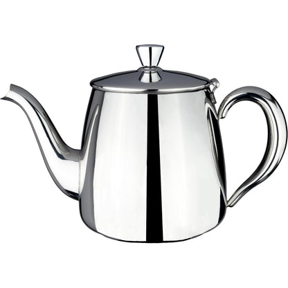 218015 - CAFE OLE Çajnik Premium PT-035, Çelik Inoks 18/10, 35 Ons, Për derdhje pa pikime, Doreza të zbrazëta