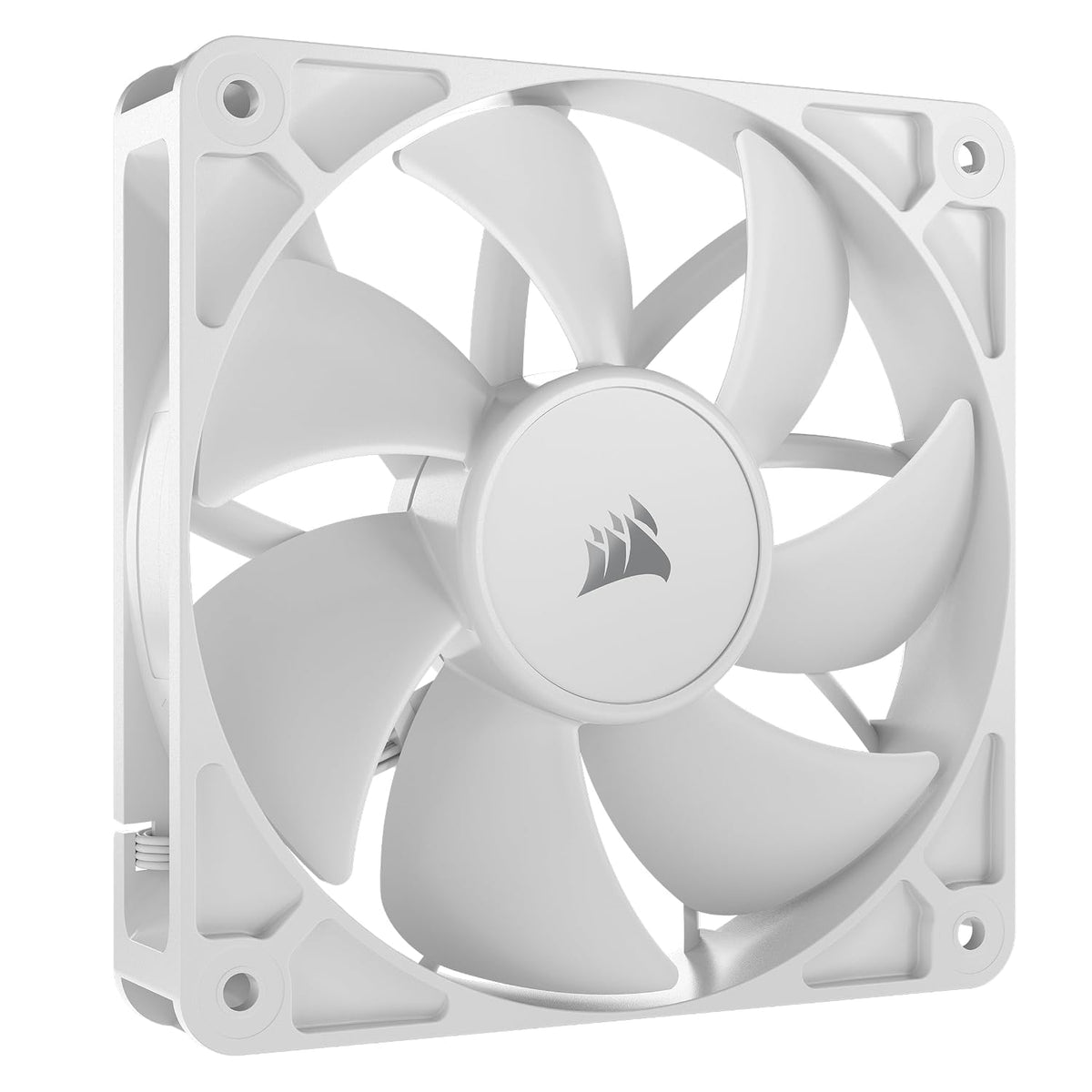 296277 - CORSAIR Ventilator RS120 120 mm PWM, Lidhje me zinxhir, Zhurmë e ulët, Kushineta me kupolë magnetike, E bardhë