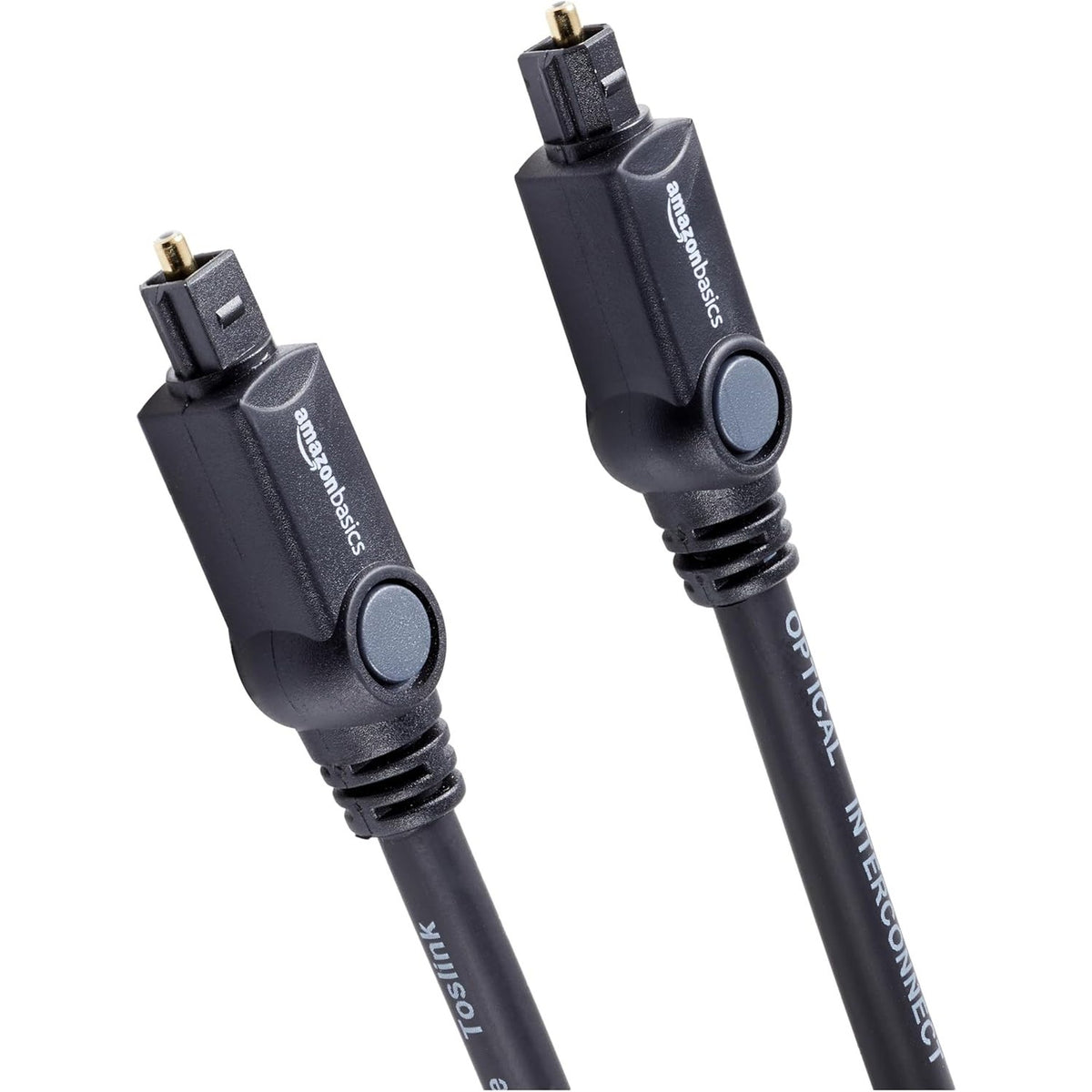 300153 - AMAZON BASICS Kabllo audio dixhitale optike Toslink, 1 m, e zezë