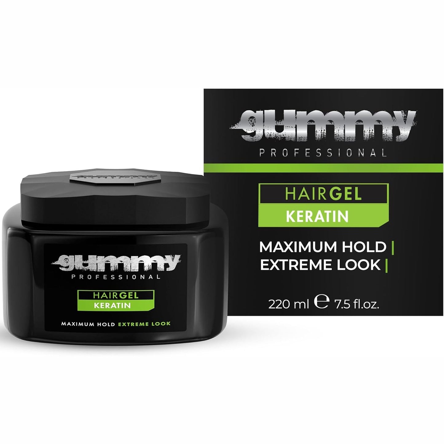 290486 - GUMMY Xhel për Stilimin e Flokëve (Keratinë, 220 ml (Loti 1))