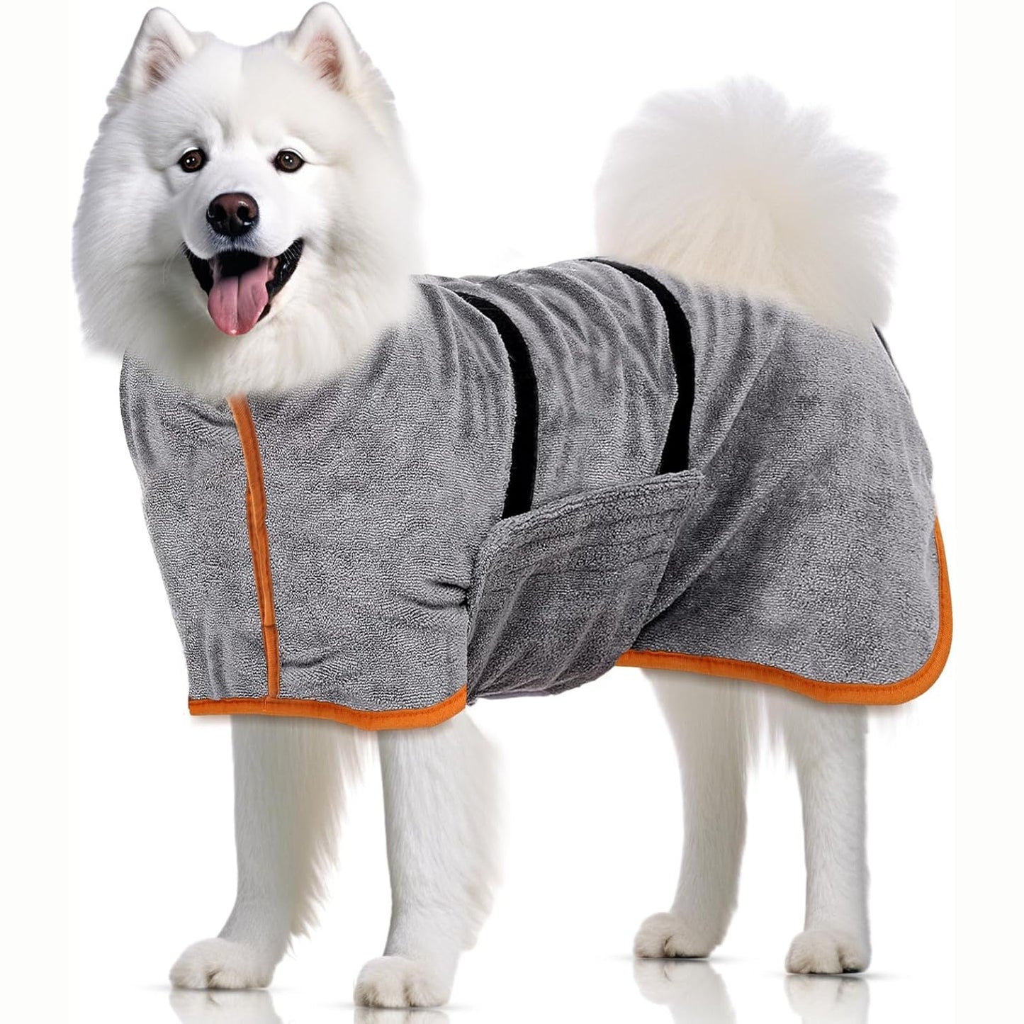 216708 - BANJE PËR QEN, PESHQIR PËR QEN, ME VELCRO, SUPER THITHËS, M