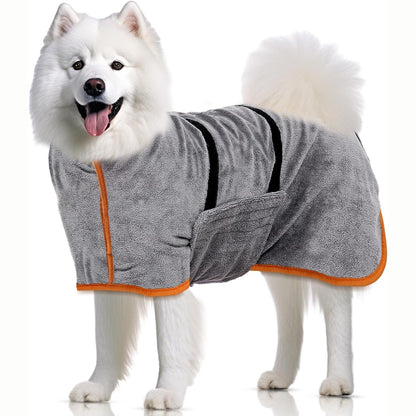 216708 - BANJE PËR QEN, PESHQIR PËR QEN, ME VELCRO, SUPER THITHËS, M
