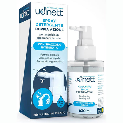 275961 - Sprej Pastrues për Aparate Dëgjimi 30ml - Udinett - Formula pa Alkool - Efekt i Menjëhershëm