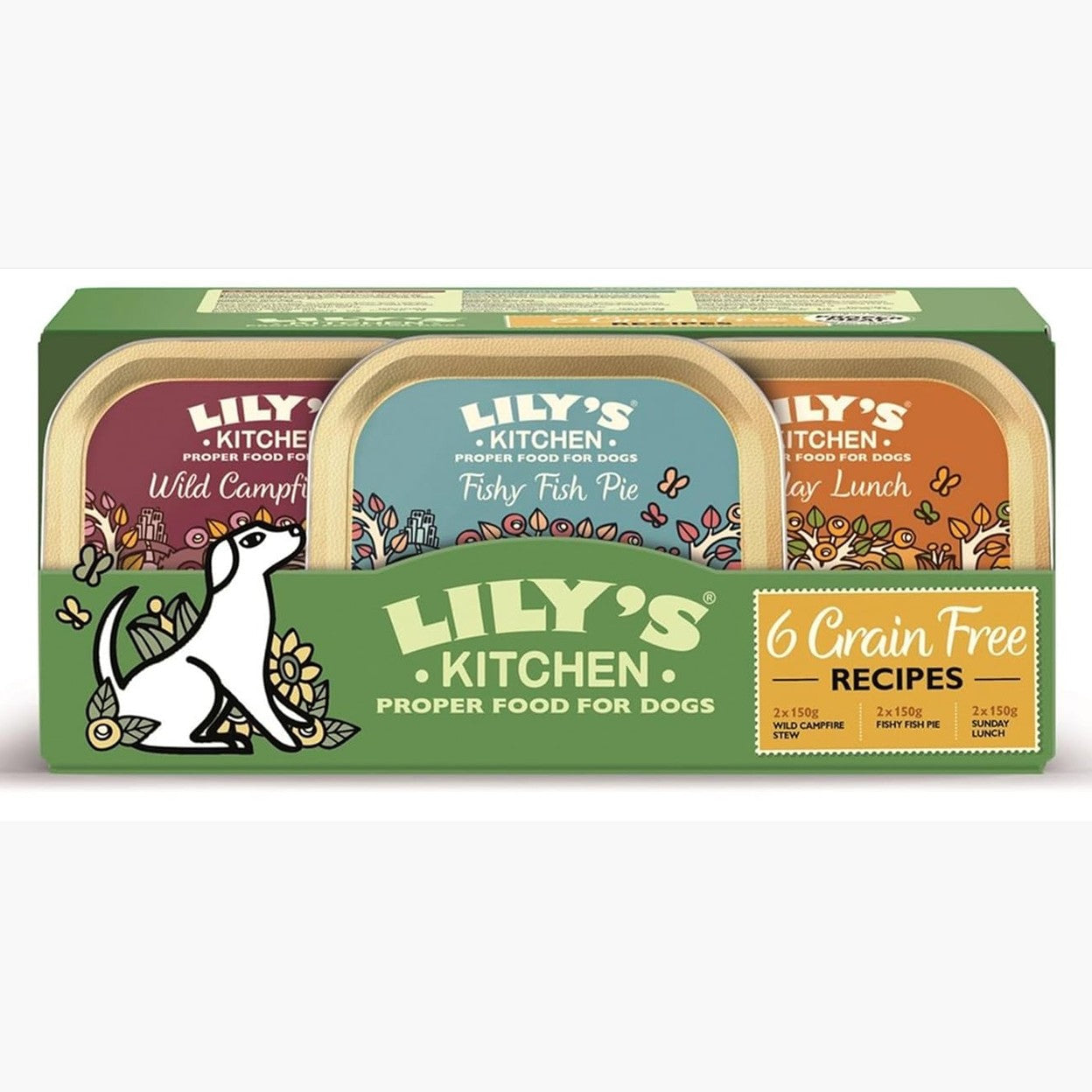 257807 - LILY'S KITCHEN Ushqim i lagësht pa drithëra për qen të rritur - 6 tabaka (6 x 150g)