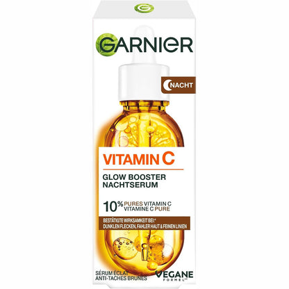 275747 - GARNIER Serumi i Natës SkinActive | 10% vitaminë C e pastër dhe acid hialuronik | Vegan dhe i qëndrueshëm