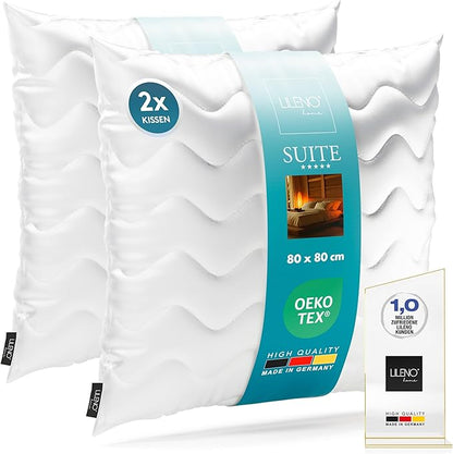 256657 - Jastëk Gjumi LILENO HOME (1 Copë) – 80 x 80 cm, Cilësi Hoteli
