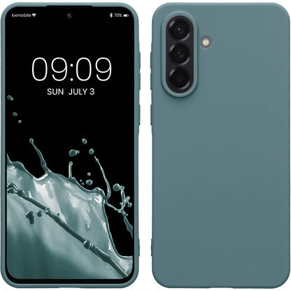 320700 - KWMOBILE Mbështjellës për telefonin Samsung Galaxy A56 5G, Mbështjellës TPU, Karikim pa tel, Mbulesë mbrojtëse në gur antik