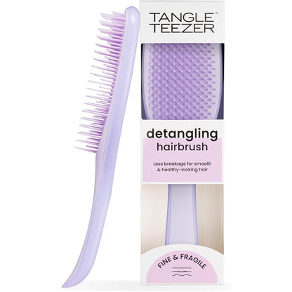 321732 - TANGLE TEEZER Fine & Brittle Ultimate Detangler - Furçë e butë me dy fije për flokë të lyer, të hollë dhe të hollë - Ideale për flokë delikatë - Hypnotic Purple