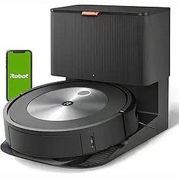 116229 - iROBOT Roomba J7+ në ngjyrë Grafit, Robot Pastrues me Wi-Fi, Zbrazje Automatike dhe Zbulim Pengesash, me 2 Furça Gome për Shumëllojshmëri Sipërfaqesh, e Programueshme përmes Aplikacionit dhe Asistentit Zanor