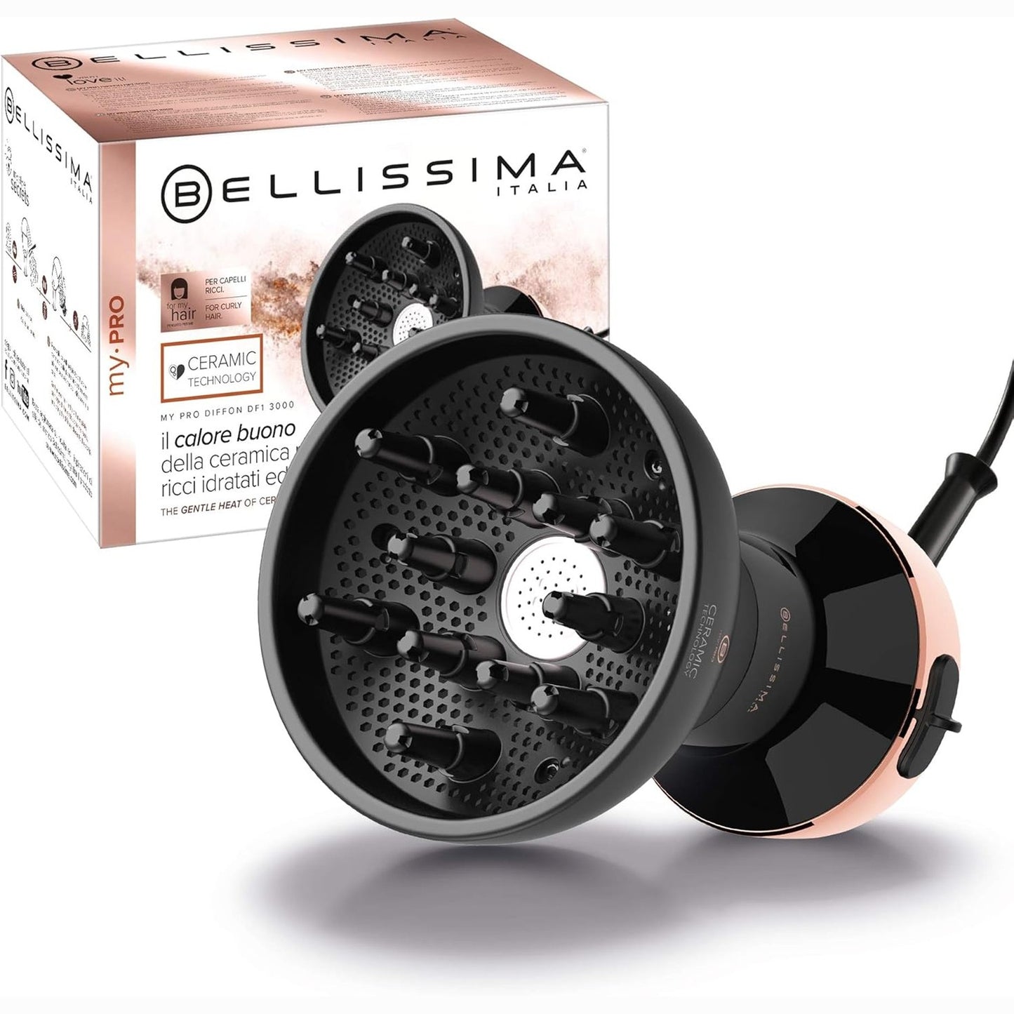 292655 - BELLISSIMA Difuzues ajri i nxehtë My Pro Diffon, Teknologji qeramike, 2 cilësime fuqie, 700W, tharje e butë pa kaçurrela