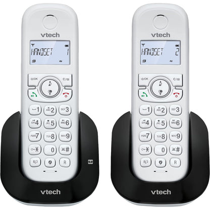 309790 - VTECH Telefon pa tel DECT me 2 telefona CS1551, karikues, sekretari telefonike, bllokim thirrjesh, identifikim telefonuesi, altoparlant pa duar, ekran me ndriçim nga prapa