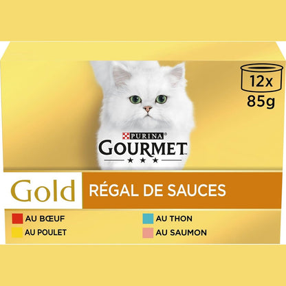 225126 - GOURMET - Kënaqësia e Artë e Salcave 12x85g