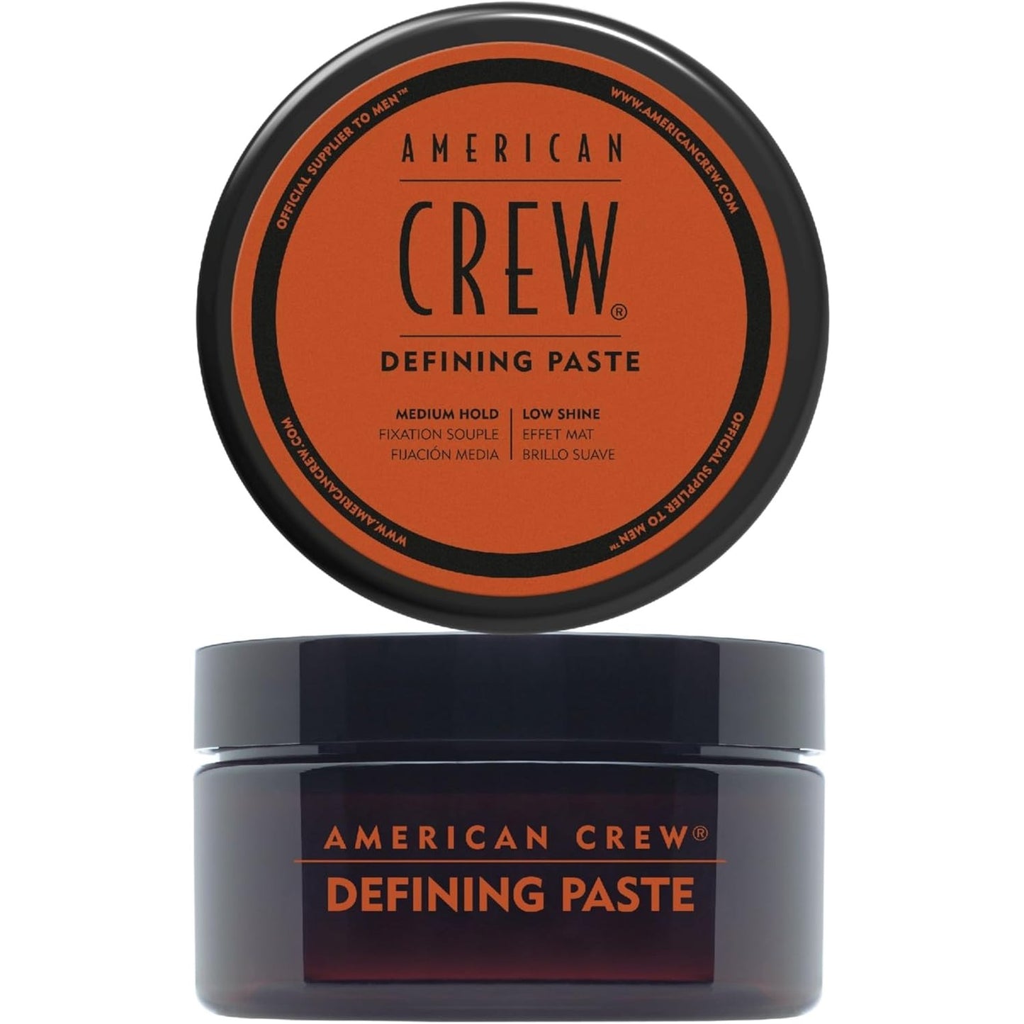321733 - AMERICAN CREW Pastë Definuese 85 g, Pastë stilimi për burra, produkt flokësh me fiksim të mesëm, fleksibël dhe me shkëlqim të lehtë