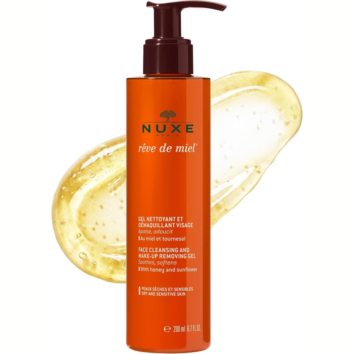 272201 - NUXE RÊVE DE MIEL - Xhel Pastrues dhe Heqës Grimi, 200 ml