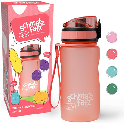 251493 - Klarstein Shishe Uji Sportive, 350 ml, pa BPA, e papërshkueshme nga rrjedhjet, koral