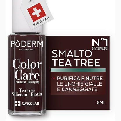 336677 - PODERM Manikyr Shërues me Pemë Çaji, 8 ml, Kuq e Zi, Swiss Lab