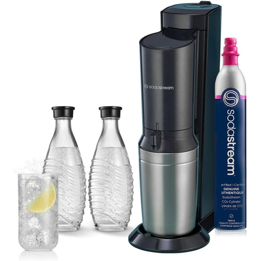 11491 - SodaStream - Aqua Fizz Aparat për Përgatitjen e Ujit të Gazuar | PAKETA FILLESTARE | Karbonator Qelqi | Sistemi CQC CO2