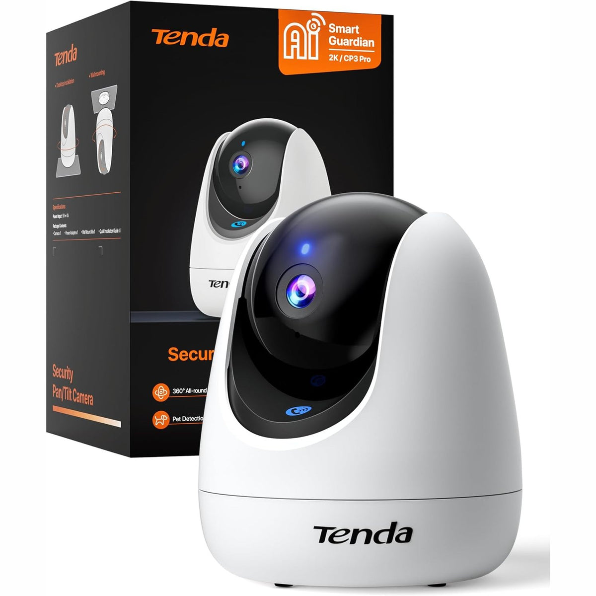309837 - Tenda KAMERË E BRENDSHME 3MP WLAN CP3 Pro