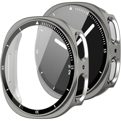 269194 - Mbrojtëse me 2 copë për Samsung Galaxy Watch 8 40 mm, mbrojtje 360° e gjithanshme, mbrojtës ekrani prej xhami të temperuar