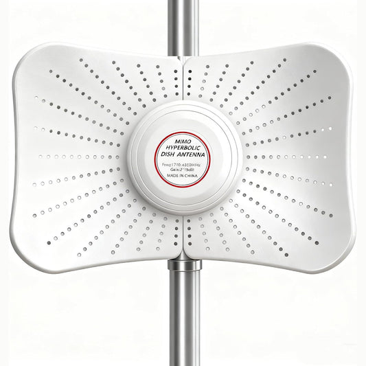 272765 - ANTENË Paneli 4G LTE 5G e Jashtme, MIMO | 600-6000MHz, deri në 22 dBi, Kabllo 2x10 Metrash