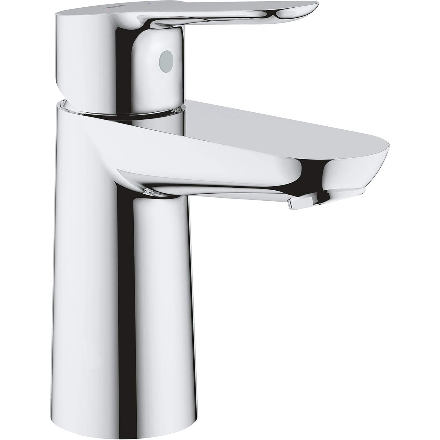 288551 - GROHE BauEdge Rubinet përzierës për lavaman, 15 cm i lartë, me fishek qeramik, Instalimi i lehtë, Krom, Model 23330000