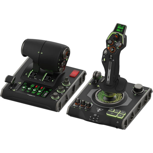 188597 - TURTLE BEACH VelocityOne Flightdeck - Joystick dhe Kontrollues i Sistemit Universal për Simulim HOTAS me Ekran me Prekje, HUD të Montuar në Stick dhe Sensorë Pa Kontakt, për Windows 10 dhe 11