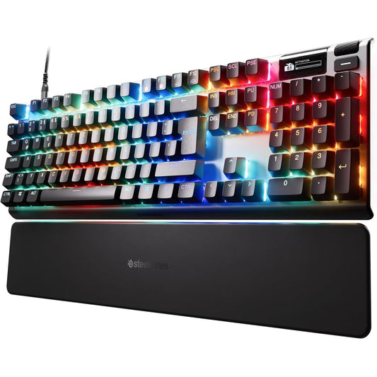 305029 - STEELSERIES Apex Pro Gen 3, Tastiera e Lojërave, Çelësa me Efekt Hall, OmniPoint 3.0, QWERTZ Gjerman