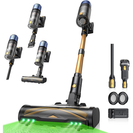 144212 - FSHESË ME KORRENT PROSCENIC P15 Pa Tel, 580W/55Kpa/70Min, Me Furçë Kundër Ngatërresave, E Pavarur, me Shkop Teleskopik për Qilima, Dysheme të Forta, Qime Kafshësh Shtëpiake dhe Makina