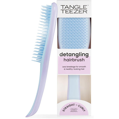 302219 - Furçë flokësh Tangle Teezer Ultimate Detangler, për flokë të lagur dhe të thatë, Ngjyrë jargavani dhe blu reje