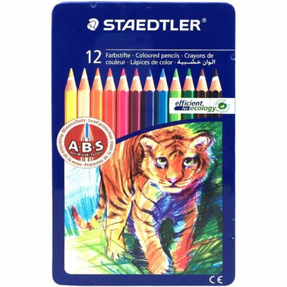 310335 - Lapsa me ngjyra STAEDTLER Noris Club, rezistencë e shtuar ndaj thyerjes, gjashtëkëndor, set me 36 ngjyra të shkëlqyera, sistem ABS, miqësor ndaj fëmijëve sipas DIN EN71, dru PEFC miqësor ndaj mjedisit, Prodhuar në Gjermani, 145 SPM36
