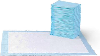 226820 - AMAZON BASICS Mbrojtëse stërvitjeje për qen dhe këlyshë, XL (60 copë), dizajn me 5 shtresa rezistente ndaj rrjedhjeve, blu