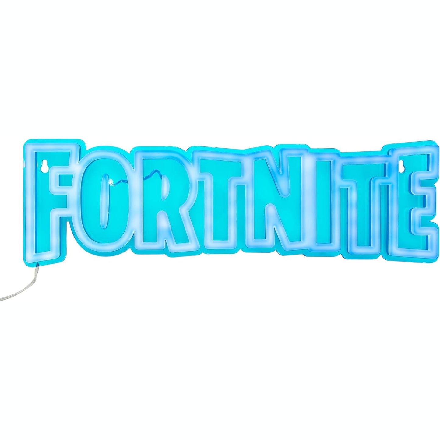 226819 - Paladone Dritë muri LED Neoni me logon Fortnite, Llambë Lojërash me Licencë Zyrtare, Kabllo Energjie për Shtëpi, Dhomë Gjumi, Dekorim