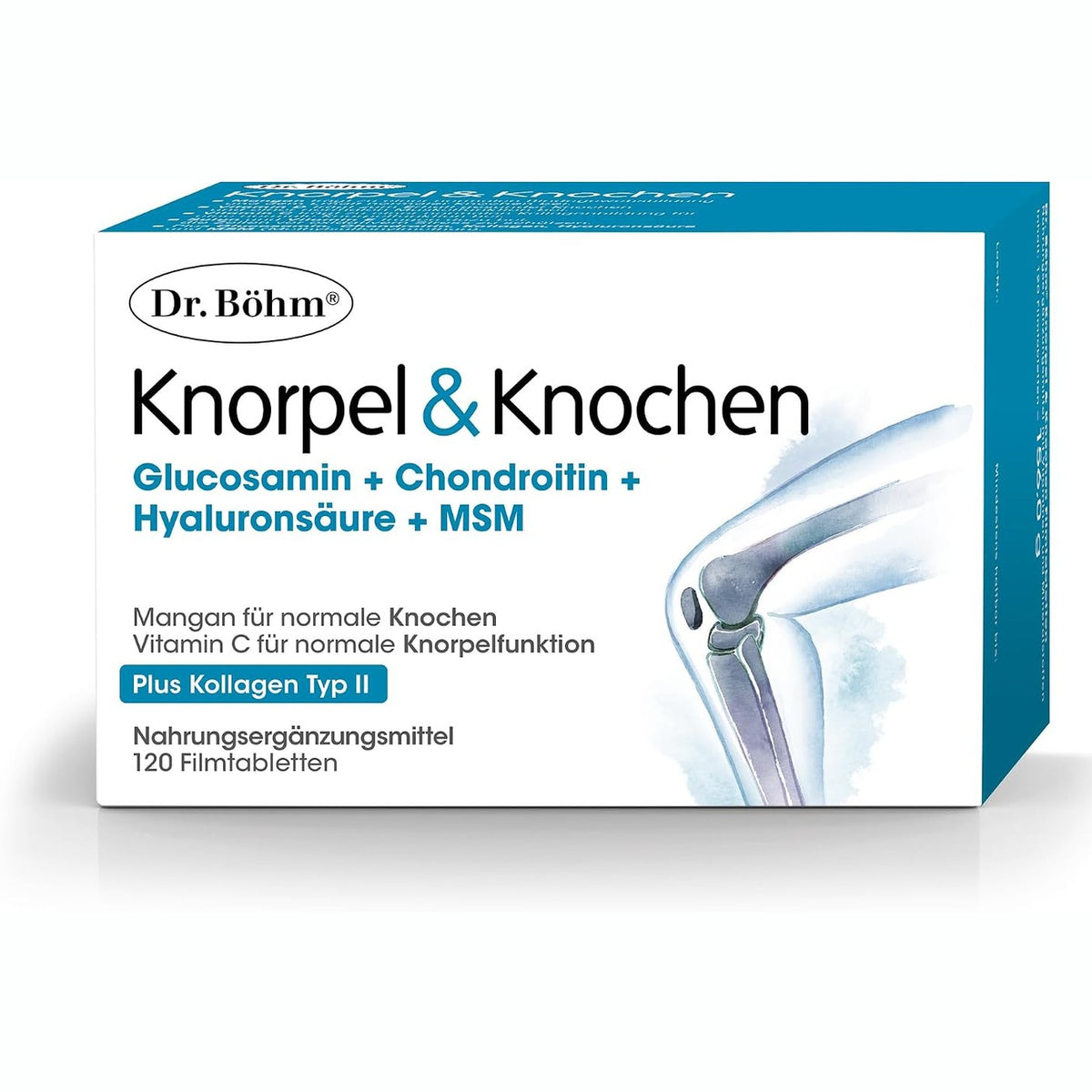 305856 - DR. BÖHM Cartilage & Bones, 120 tableta, me vitamina C dhe D