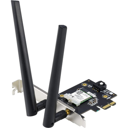 273320 - ASUS PCE-AX1800, Kartë Rrjeti Wi-Fi 6, Band i Dyfishtë (2.4 GHz / 5 GHz), 1800 Mbps, Përshtatës Bluetooth 5.0