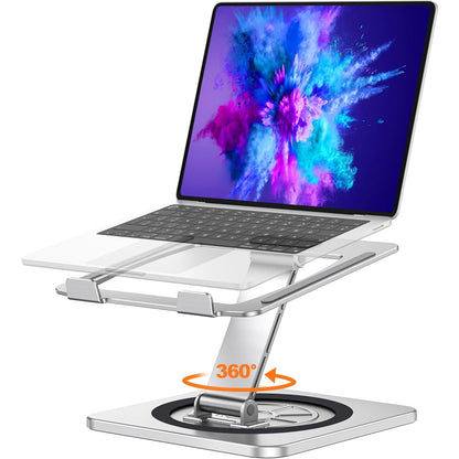 295978 - EOIWUY Mbështetëse Laptopi me Rrotullim 360°, e rregullueshme me ftohje të shpejtë, ergonomike për punë ekipore, e përputhshme me të gjithë laptopët 10-16"